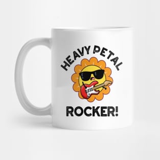 Heavy Petal Rocker Cute Heavy Metal Flower Pun Mug